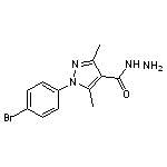 1-(4-bromophenyl)-3,5-dimethyl-1H-pyrazole-4-carbohydrazide