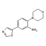 2-morpholin-4-yl-5-(1,3-oxazol-5-yl)aniline