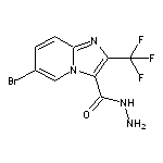 6-bromo-2-(trifluoromethyl)imidazo[1,2-a]pyridine-3-carbohydrazide