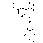 4-[4-nitro-2-(trifluoromethyl)phenoxy]benzenesulfonamide