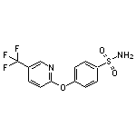 4-{[5-(trifluoromethyl)pyridin-2-yl]oxy}benzenesulfonamide