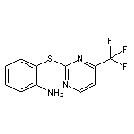 2-{[4-(trifluoromethyl)pyrimidin-2-yl]thio}aniline