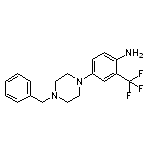 4-(4-benzylpiperazin-1-yl)-2-(trifluoromethyl)aniline