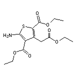 diethyl 5-amino-3-(2-ethoxy-2-oxoethyl)thiophene-2,4-dicarboxylate