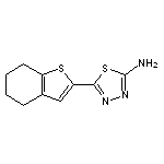 2-Amino-5-(4,5,6,7-tetrahydro-2-benzothienyl)-1,3,4-thiadiazole