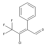 3-chloro-4,4,4-trifluoro-2-phenylbut-2-enal