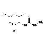 4-(2,4-dichloro-6-methylphenyl)-3-thiosemicarbazide