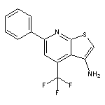 6-phenyl-4-(trifluoromethyl)thieno[2,3-b]pyridin-3-amine