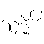 5-chloro-3-(morpholin-4-ylsulfonyl)pyridin-2-amine