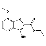 ethyl 3-amino-7-methoxy-1-benzofuran-2-carboxylate