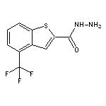 4-(trifluoromethyl)-1-benzothiophene-2-carbohydrazide