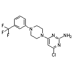 4-chloro-6-{4-[3-(trifluoromethyl)phenyl]piperazin-1-yl}pyrimidin-2-amine