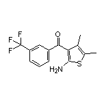 (2-Amino-4,5-dimethyl-3-thienyl)[3-(trifluoromethyl)phenyl]methanone