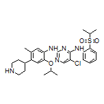 5-Chloro-N2-[2-isopropoxy-5-methyl-4-(4-piperidinyl)phenyl]-N4-[2-(isopropylsulfonyl)phenyl]pyrimidine-2,4-diamine