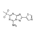 7-Amino-5-(methylsulfonyl)-2-(thiazol-5-yl)-[1,2,4]triazolo[1,5-a][1,3,5]triazine