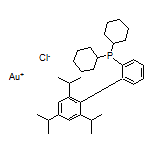 2-Dicyclohexylphosphino-2’,4’,6’-triisopropylbiphenyl Gold(I) Chloride