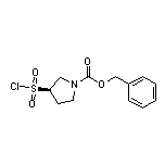 (R)-1-Cbz-pyrrolidine-3-sulfonyl Chloride