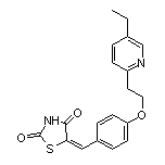 5-[4-[2-(5-Ethyl-2-pyridyl)ethoxy]benzylidene]thiazolidine-2,4-dione