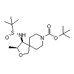 (R)-N-[(3S,4S)-8-Boc-3-methyl-2-oxa-8-azaspiro[4.5]decan-4-yl]-2-methylpropane-2-sulfinamide