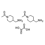 1-[4-(Aminomethyl)-1-piperidyl]ethanone Hemioxalate