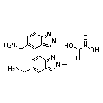 (2-methyl-2H-indazol-5-yl)methanamine hemioxalate