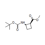 Methyl (1S,2R)-2-(Boc-amino)cyclobutanecarboxylate