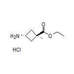 Ethyl trans-3-Amino-1-methylcyclobutanecarboxylate Hydrochloride