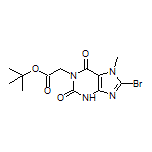 tert-Butyl 2-(8-Bromo-7-methyl-2,6-dioxo-2,3,6,7-tetrahydro-1H-purin-1-yl)acetate