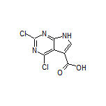 2,4-Dichloro-7H-pyrrolo[2,3-d]pyrimidine-5-carboxylic Acid