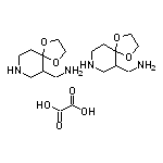 1,4-dioxa-8-azaspiro[4.5]decan-6-ylmethanamine hemioxalate