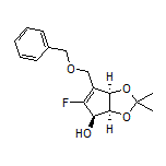 (3aS,4R,6aR)-6-[(Benzyloxy)methyl]-5-fluoro-2,2-dimethyl-4,6a-dihydro-3aH-cyclopenta[d][1,3]dioxol-4-ol