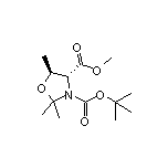 3-tert-Butyl 4-Methyl (4R,5S)-2,2,5-Trimethyloxazolidine-3,4-dicarboxylate 