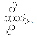 2-Bromo-13,13-dimethyl-6,11-di(naphthalen-2-yl)-13H-indeno[1,2-b]anthracene