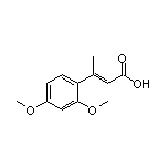 2,4-Dimethoxy-beta-methylcinnamic Acid 