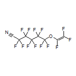 2,2,3,3,4,4,5,5,6,6-Decafluoro-6-[(1,2,2-trifluorovinyl)oxy]hexanenitrile