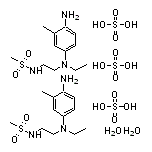 N4-Ethyl-N4-(2-methanesulfonamidoethyl)-2-methyl-1,4-phenylenediamine Sesquisulfate Monohydrate