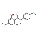 2’-Hydroxy-4’,6’-dimethoxy-2-(4-methoxyphenyl)acetophenone