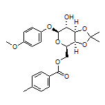 4-Methoxyphenyl 3,4-O-Isopropylidene-6-O-(4-methylbenzoyl)-beta-D-galactopyranoside