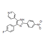 4-[4-(4-Fluorophenyl)-2-(4-nitrophenyl)-1H-imidazol-5-yl]pyridine