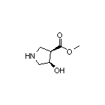 Methyl (3R,4R)-4-Hydroxypyrrolidine-3-carboxylate