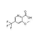 3-Methoxy-5-(trifluoromethyl)-2-pyridinecarboxylic Acid