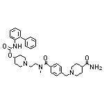 1-[2-[4-[(4-Carbamoyl-1-piperidinyl)methyl]-N-methylbenzamido]ethyl]-4-piperidinyl 2-Biphenylylcarbamate