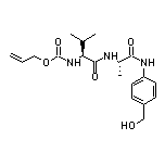 Allyl [(S)-1-[[(S)-1-[[4-(Hydroxymethyl)phenyl]amino]-1-oxo-2-propyl]amino]-3-methyl-1-oxo-2-butyl]carbamate