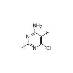 4-Amino-6-chloro-5-fluoro-2-methylpyrimidine