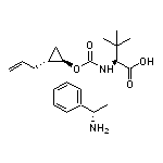 3-methyl-N-[[(1R,2R)-2-allylcyclopropoxy]carbonyl]-L-valine compd. with (S)-1-Phenylethanamine (1:1)