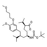 (3S,5S)-5-[(1S,3S)-1-(Boc-amino)-3-[4-methoxy-3-(3-methoxypropoxy)benzyl]-4-methylpentyl]-3-isopropyldihydrofuran-2(3H)-one