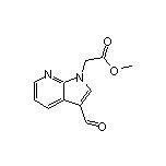 Methyl 2-(3-Formyl-1H-pyrrolo[2,3-b]pyridin-1-yl)acetate