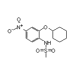 N-[2-(Cyclohexyloxy)-4-nitrophenyl]methanesulfonamide