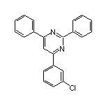 4-(3-Chlorophenyl)-2,6-diphenylpyrimidine