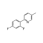 2-(2,4-Difluorophenyl)-5-methylpyridine